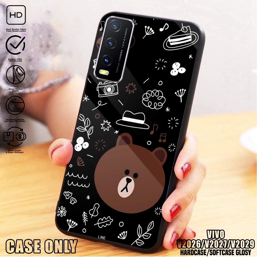 Case VIVO VIVO V2026 / V2027 / V2029 - Casing VIVO V2026 / V2027 / V2029 [ BEAR ] Silikon VIVO V2026