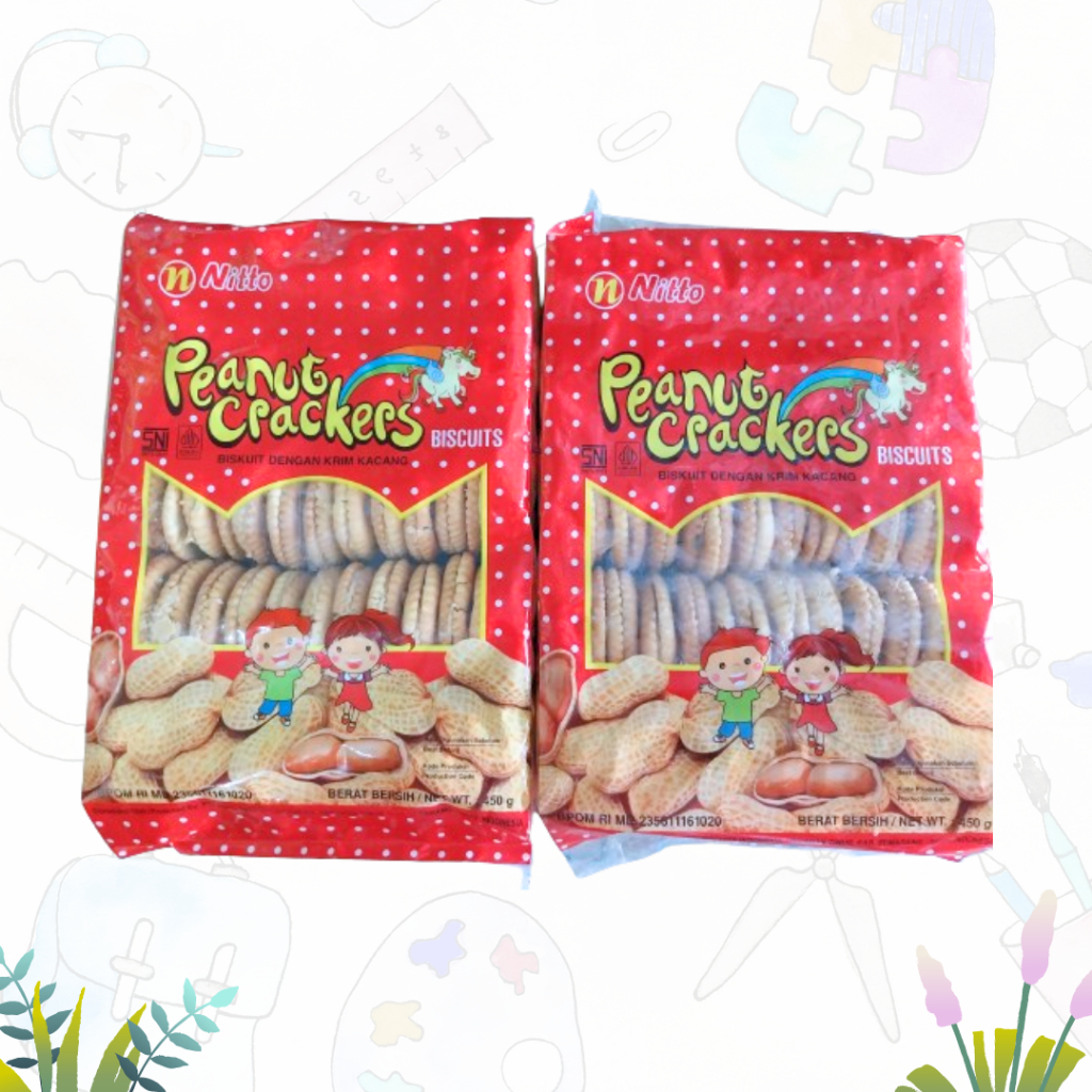 

Nitto Peanut Crackers/Biskuit Rasa Kacang 475gr