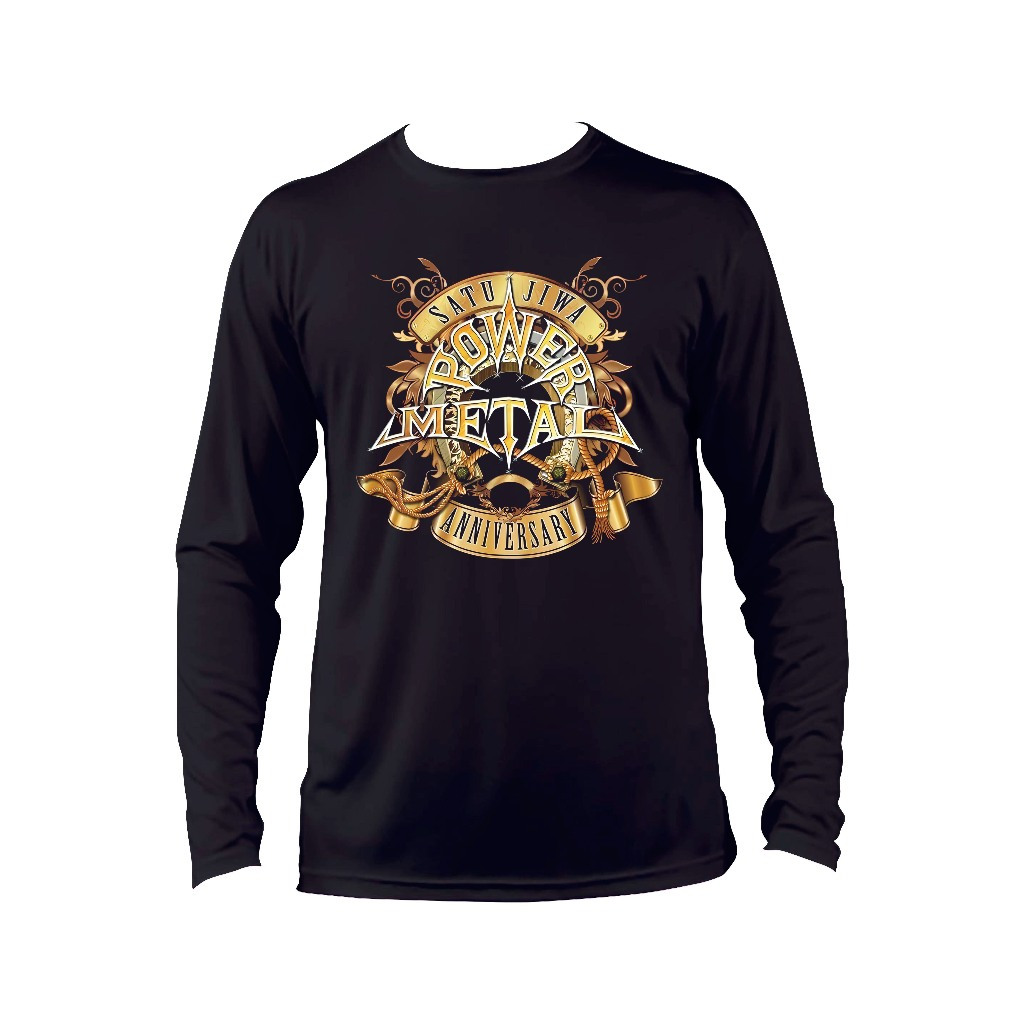 Kaos Musik POWER METAL - SATU JIWA Tshir Band Kaos Metal T-shirt Power Metal Original Distro