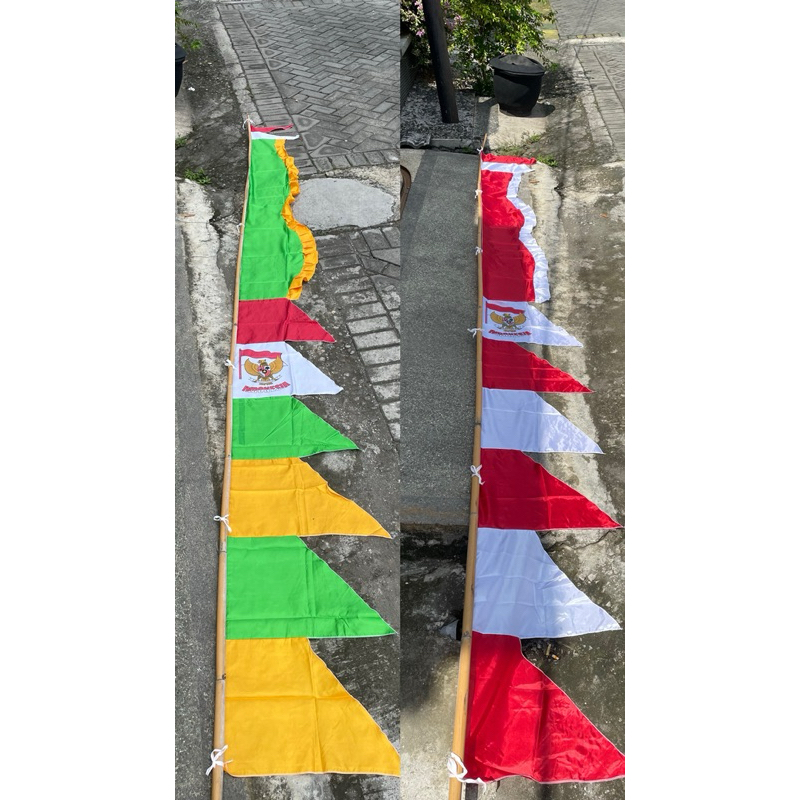 Umbul umbul penjor panjang 4 meter