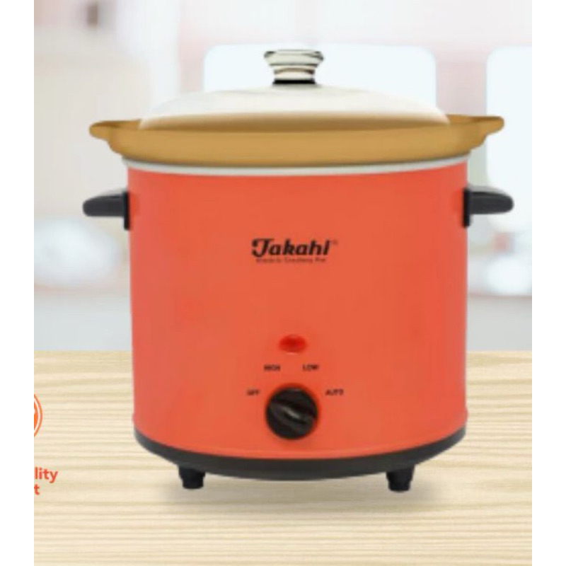 Takahi Electric Crockery Pot / Slow Cooker 3L