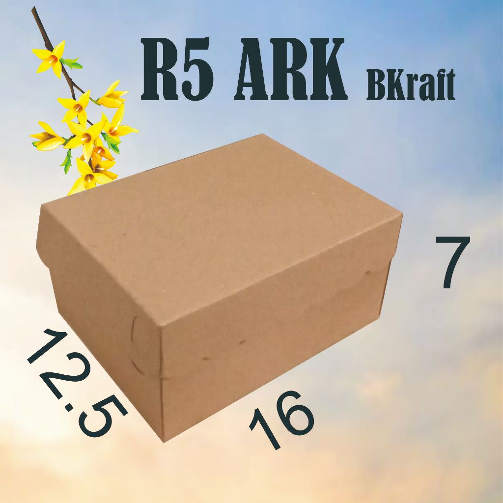 

R5 ARK isi 50 lbr 16x12.5x6.5 Dus COKLAT /Hampers/Box/Suvenir/ KOTAK Kue Roti