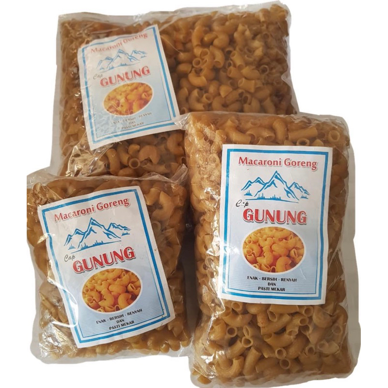 

Makaroni Goreng 1/4kg / Macaroni Goreng 250gr / Makroni