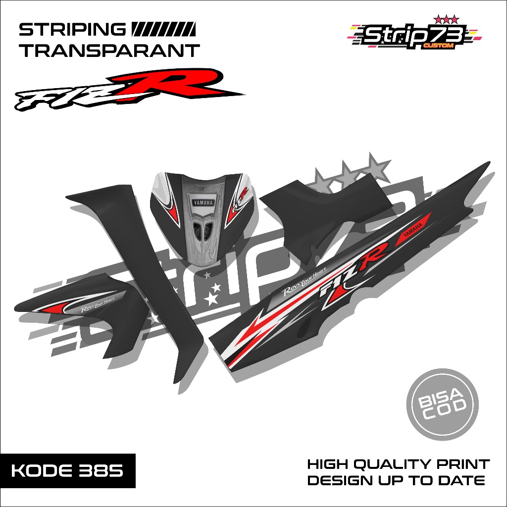 385 STRIPING TRANSPARAN FIZ R - STRIPING TRANSPARAN FIZ R PREMIUM GRAFIK
