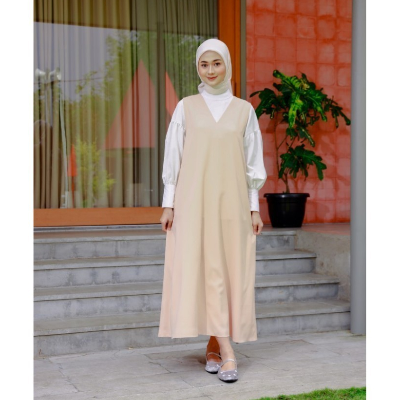 Zoya AISHA Dress - Gamis Muslim Wanita - Bahan Vision Poplin Nyaman