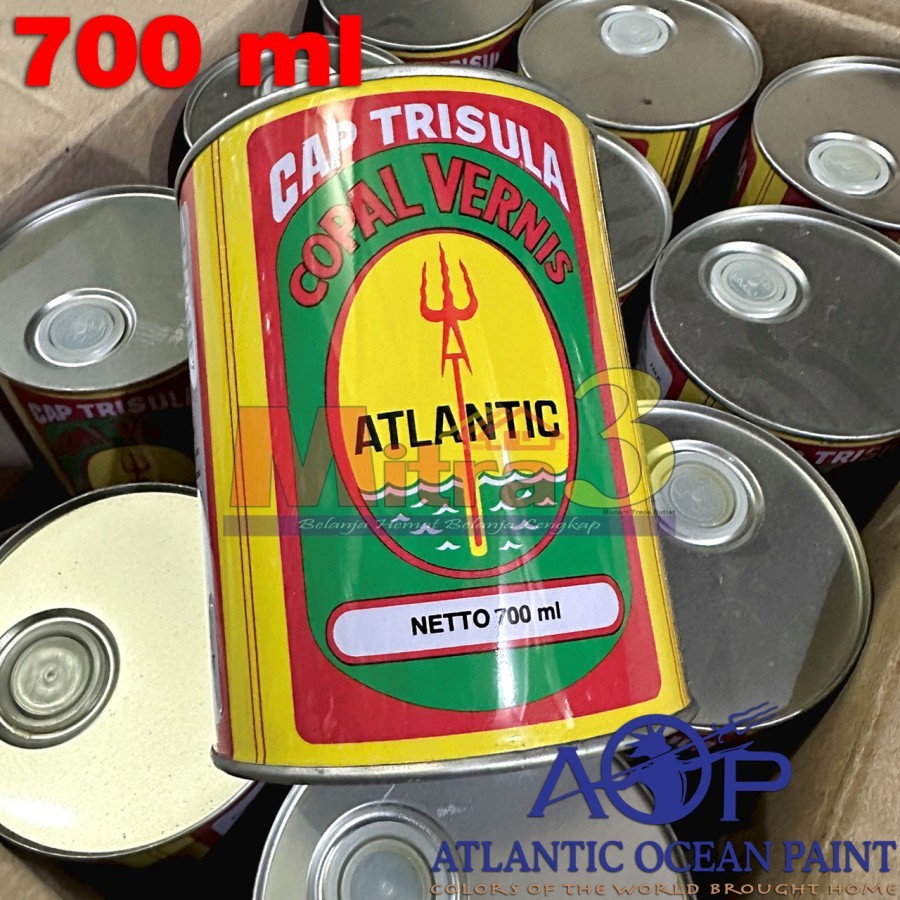 Copal Vernis TRISULA 700ml / Cat Pernis Kayu Bambu Rotan 700cc Murah