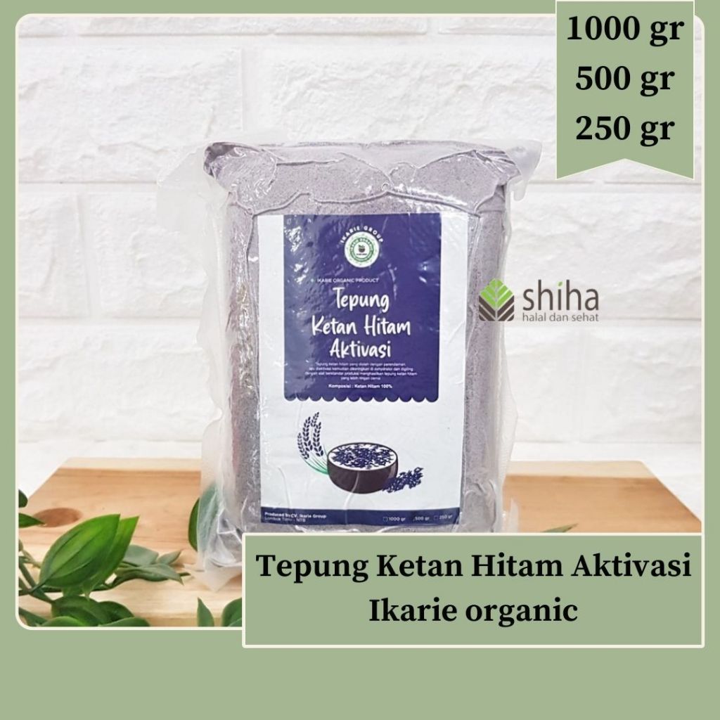

Tepung Ketan Hitam Aktivasi 500gr Ikarie Organic - Warung shiha
