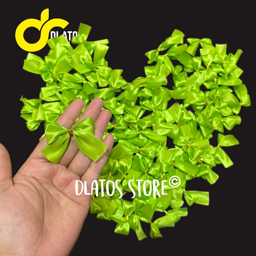 

100 pcs , pita siap pakai , pita satin 2cm , pita kado , pita buket