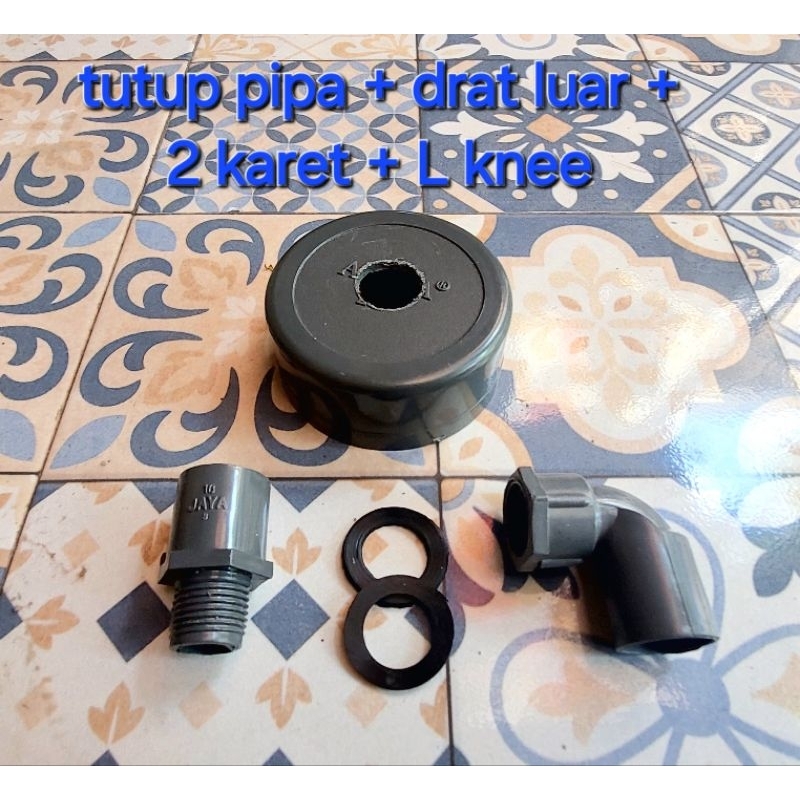 tutup pipa hidroponik 3 dim