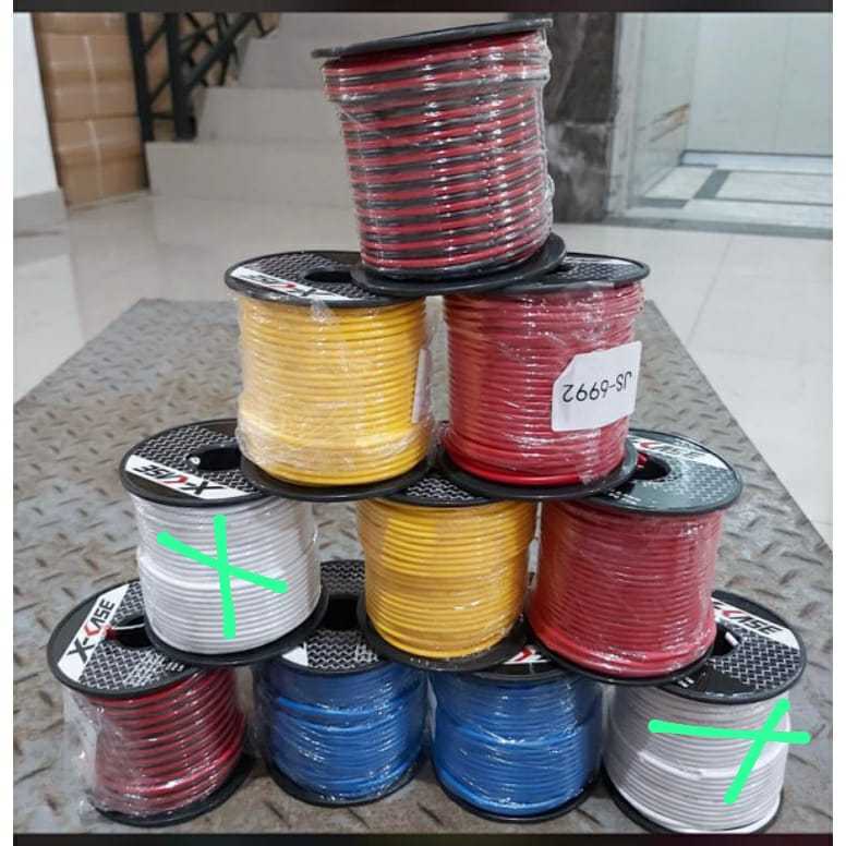 WAYAR KABEL LISTRIK TUNGGAL GULUNG SERABUT KUNINGAN TEBAL UNIVERSAL