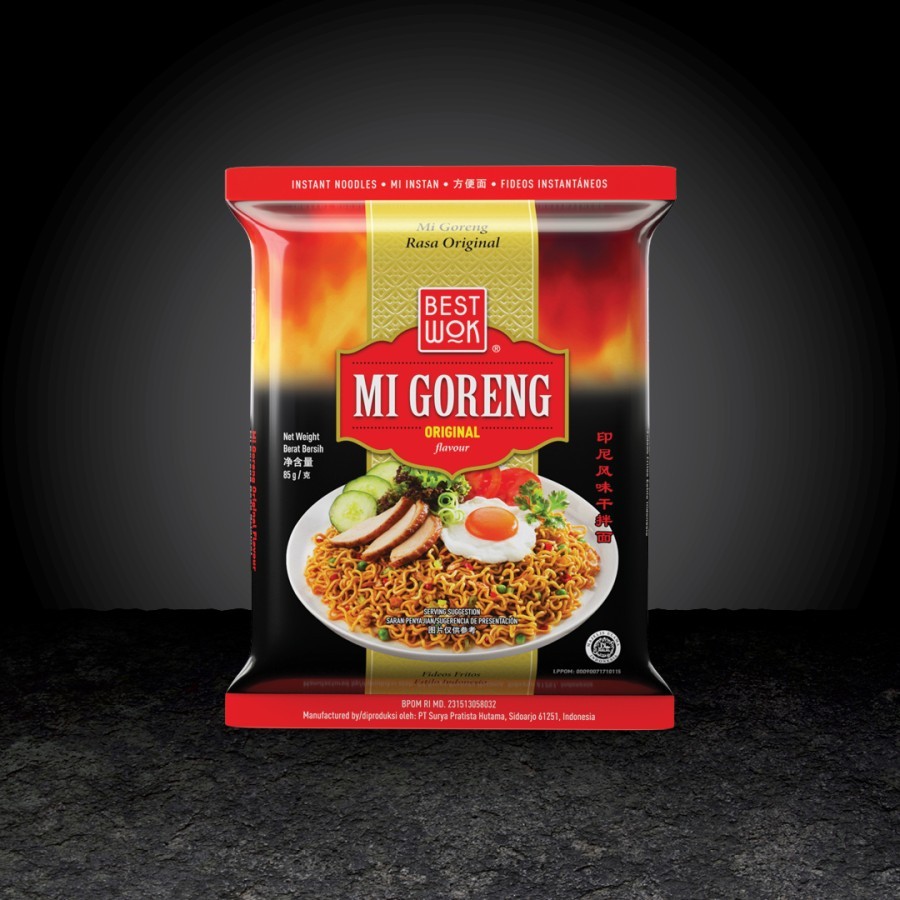

Best Wok Mi Goreng Original - Hot & Spicy - Black Pepper Seafood - Korean Spicy Cheese - Xtra Hot Extra Spicy - Bihun Original - Bihun Hot & Spicy - Bihun Kuah Ayam Bawang
