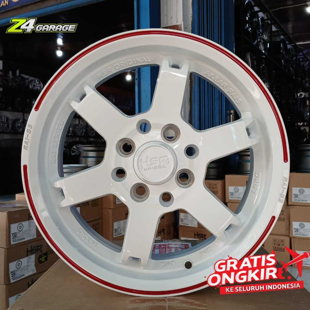 Velg Racing HSR R14 Baut 4 - Velg Mobil Brio Avanza Xenia Agya Calya Karmun