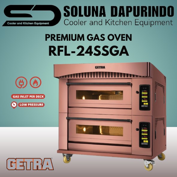 GETRA PREMIUM GAS OVEN RFL-24SSGA / RFL24SSGA / RFL 24SSGA