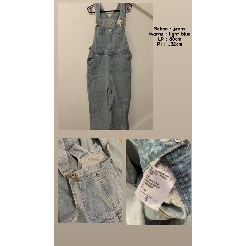 galerithrift_zio - jumpsuit overall jeans