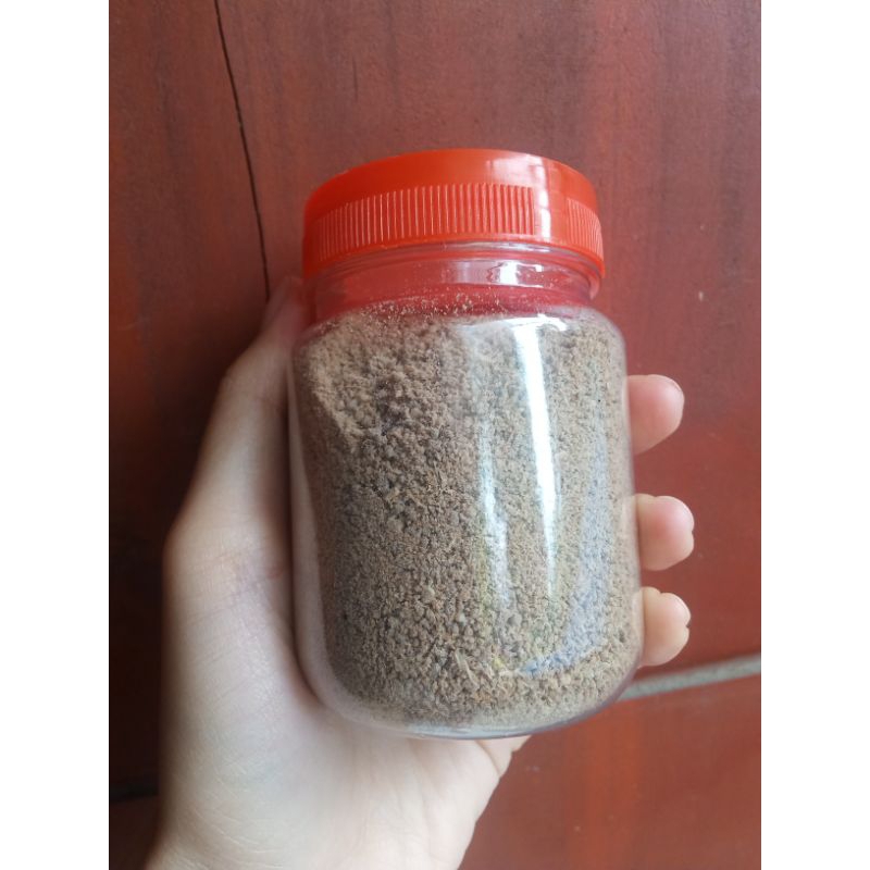 

terasi udang bubuk matang siap tabur