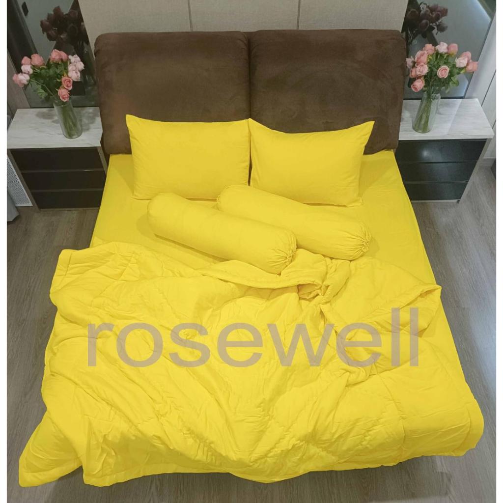 Rosewell Seprei Microtex Polos - Kuning