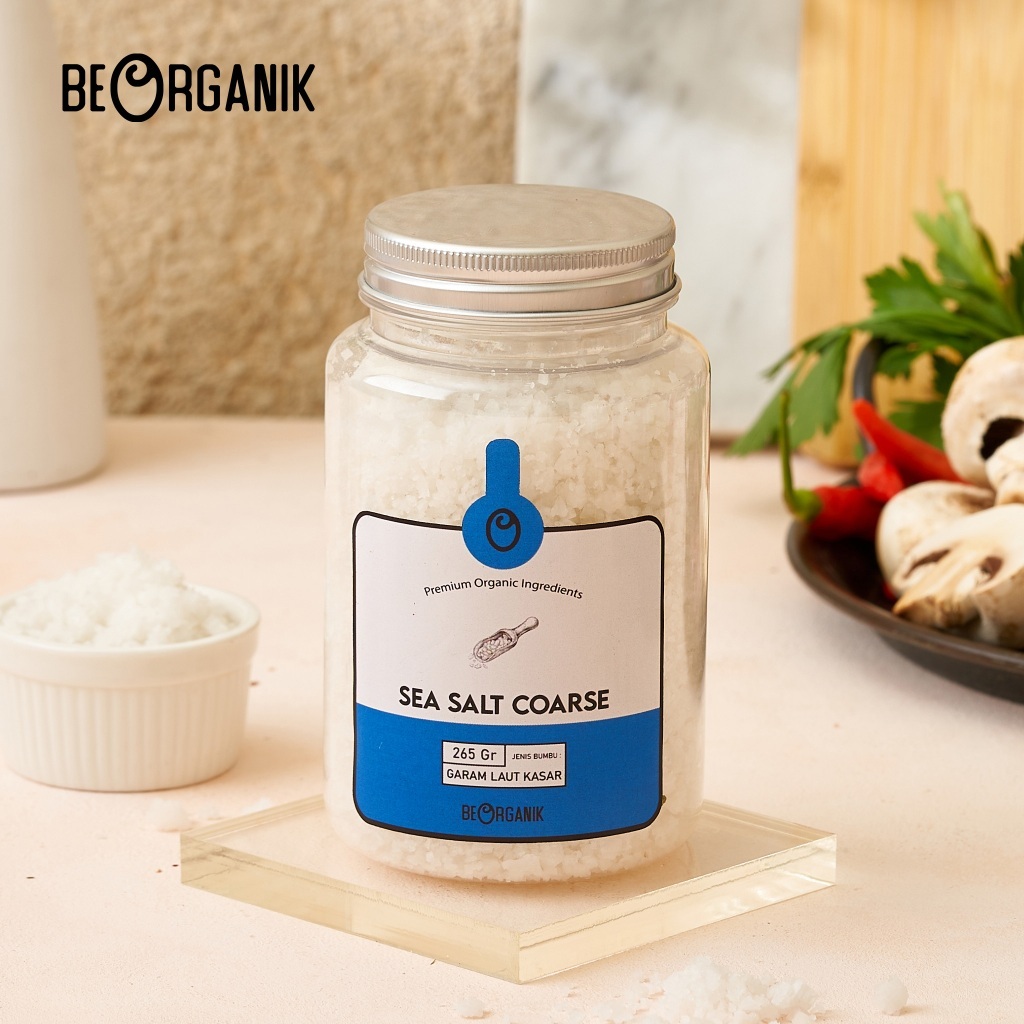 

Beorganik Natural Sea Salt Coarse 265gr | Garam Laut Organik Kasar