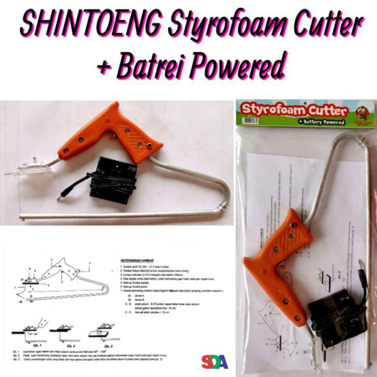 

Pemotong Styrofoam Shintoeng Sytrofoam Cutter Battery KODE W6J9