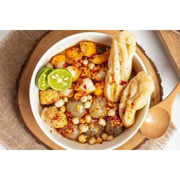 

Bakso aci paket isi ayam suwir full komplit paket usaha
