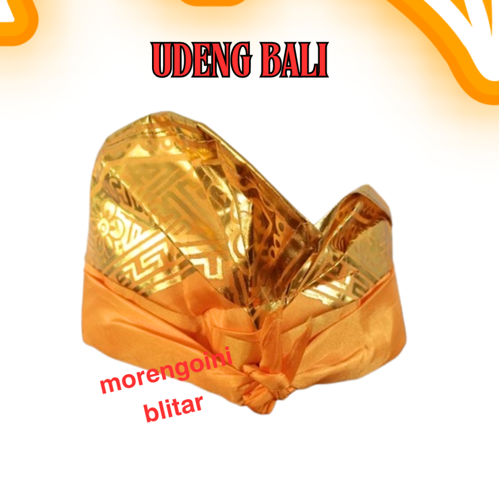 Termurah  UDENG BALI | Udeng Pencak Silat Udeng Seni Ikat Kepala Setengah Jadi Aksesoris karnaval