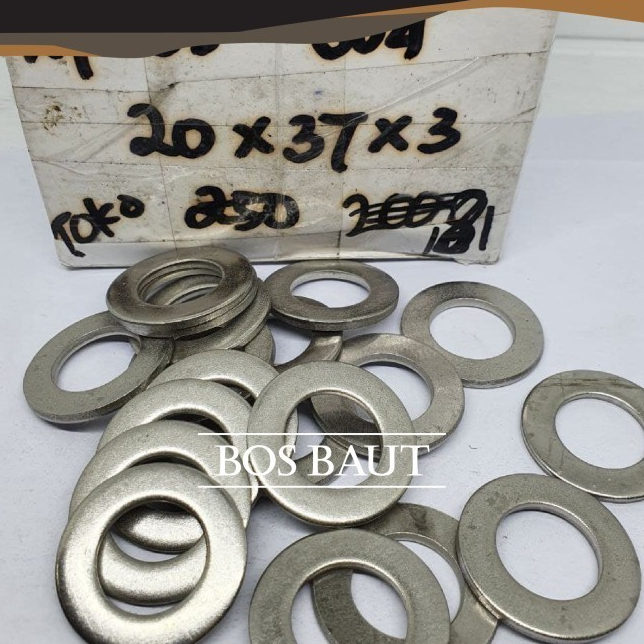 Ring Plat Stainless Steel SS304 - Washer Plat Stainless M20