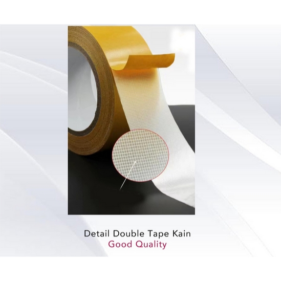 

SB168 Solatip Perekat Super Kuat / Double Tape Kain 2 Sisi Isolasi Lakban Serbaguna