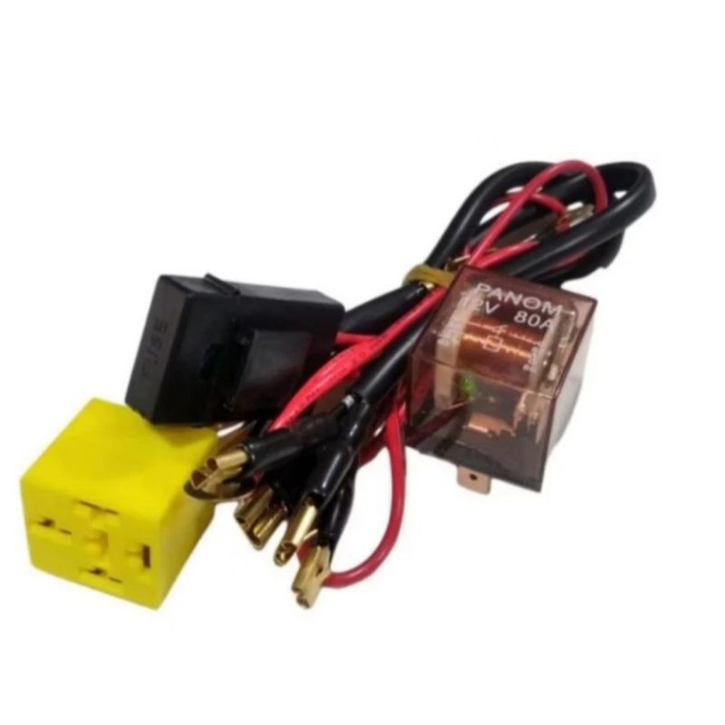 RELAY SET KLAKSON MOTOR MOBIL 12VOLT RELAY LAMPU KLAKSON DENSO HELLA KEONG DLL