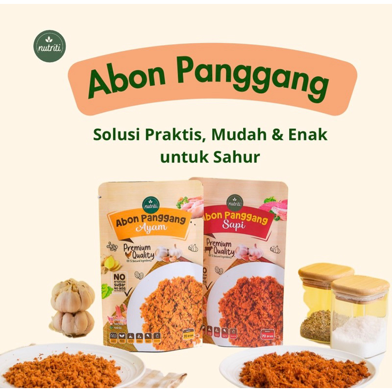 

NUTRITI ABON PANGGANG