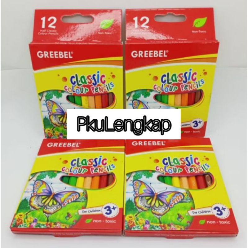 

pensil kayu Greebel 12 warna
