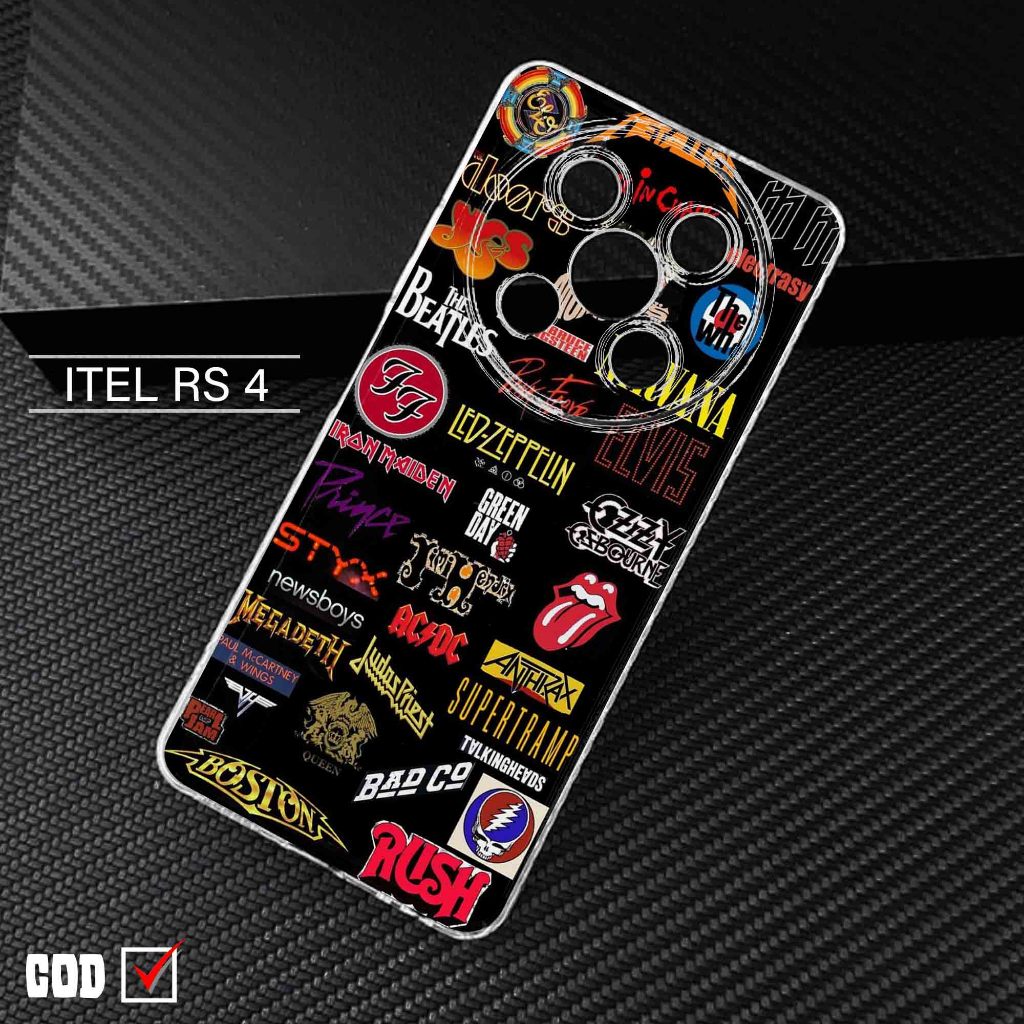 Clear Case Itel RS 4 Terbaru - Casing Itel RS4 - Kesing itel Rs 4 - Case hp Itel RS 4 - Silikon hp i