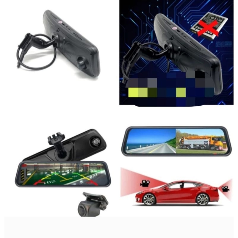 kaca spion tengah dalam camera kamera DVR toyota corolla cross camry dll - SPION DVR