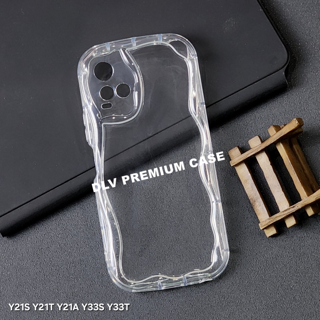 VIVO Y21T VIVO Y33T VIVO Y21 2021 CASE MELTING WAVY CLEAR CASE VIVO Y21T VIVO Y33T VIVO Y21 2021 G01