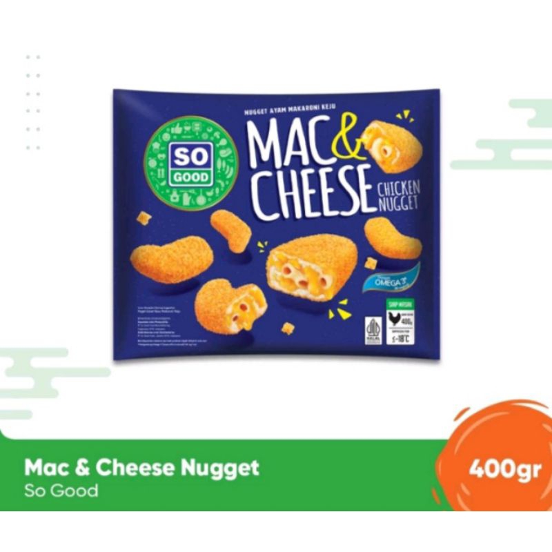 

So Good Mac & Cheese Nugget 400 gr (Halal)