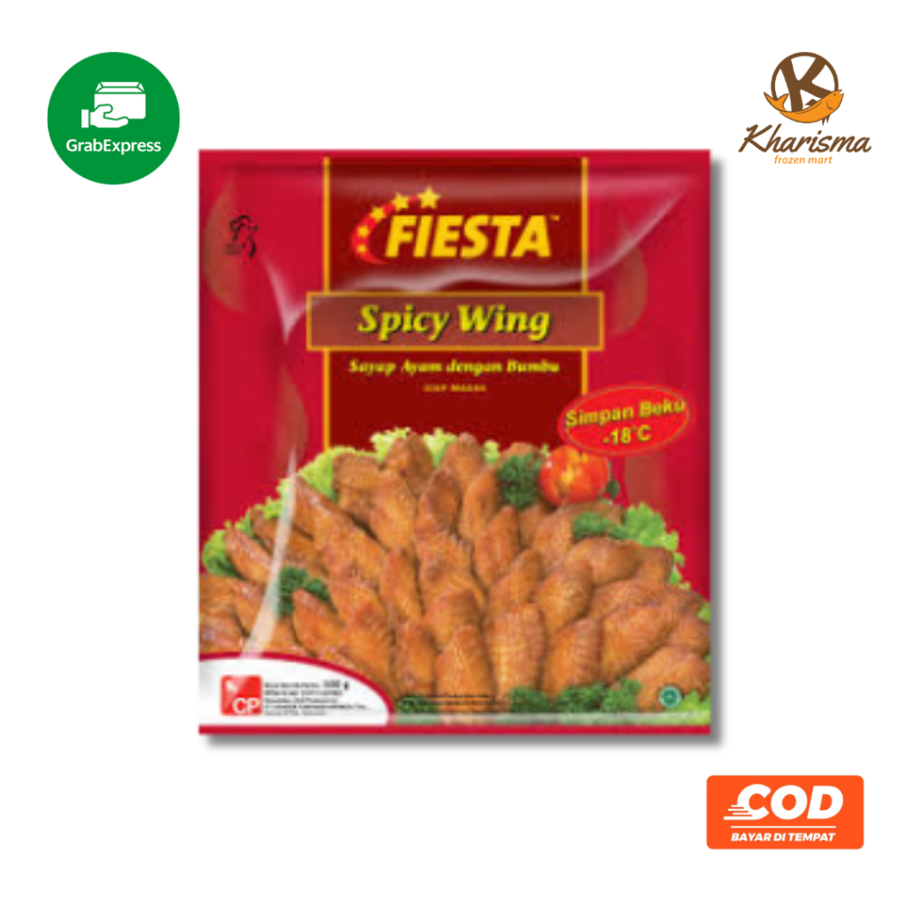 

Fiesta Chicken Nugget Spicy Wings 400g (Area Sumbar) Frozen Food