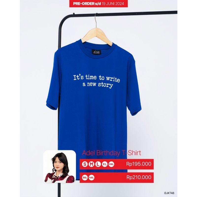 Kaos Anak JKT48 Birthday T-Shirt Reva Fidela (Adel) 2024 - Benhur
