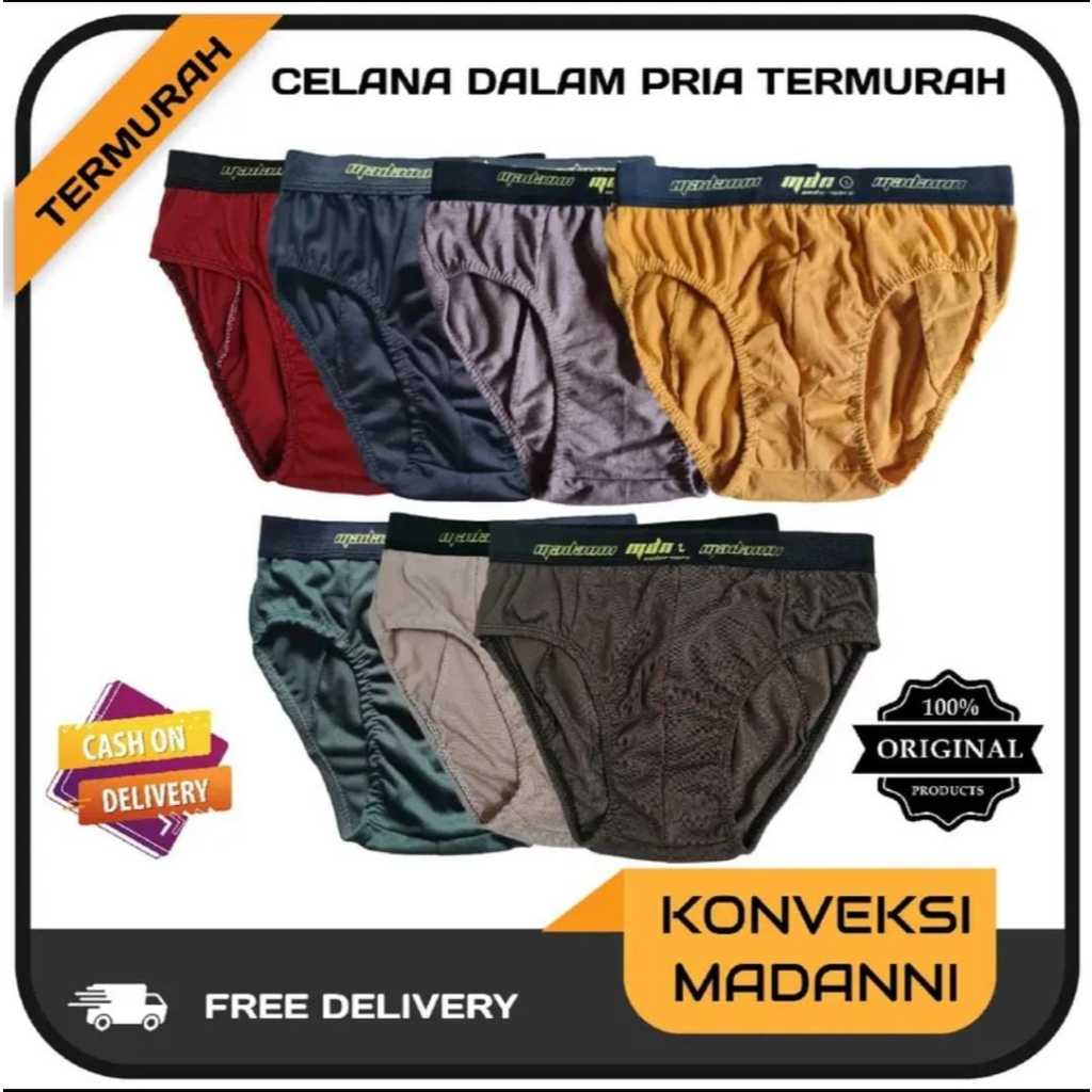 [ ISI 6 PCS ] CELANA DALAM PRIA MURAH MERIAH LANGSUNG DARI KONVEKSI