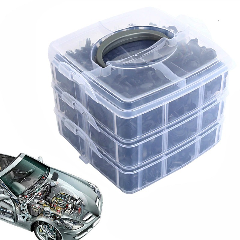 620 PCS Klip Bumper Mobil Universal Baut Rivet Clip Plastik Kancing Pengikat Pengencang Body Frame B