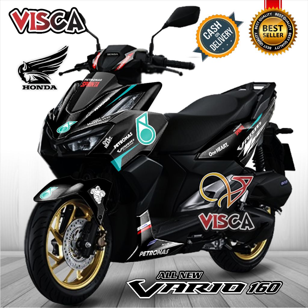 Decal Vario 160 Full Body / Striping Vario 160 Fullbody / Stiker Dekal Vario 160 Variasi Desain Petr