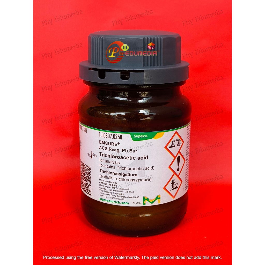 TCA / Trichloroacetic Acid For Analysis MERCK Per 10 gram