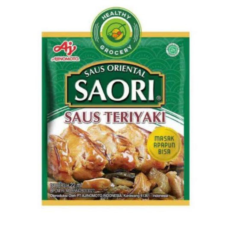 

Saori Saus Teriyaki kemasa Sachet 23 ml