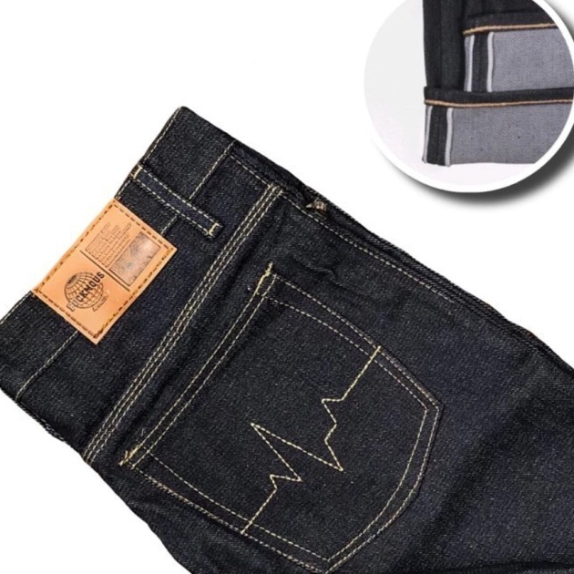 Best  DENIM SELVEDGE SHELSTICH 16 OZ BLACK INDIGO  33