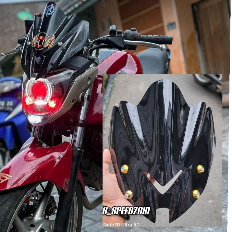 VISOR CUSTOM YAMAHA BYSON KARBU WINDSHIELD YAMAHA BYSON
