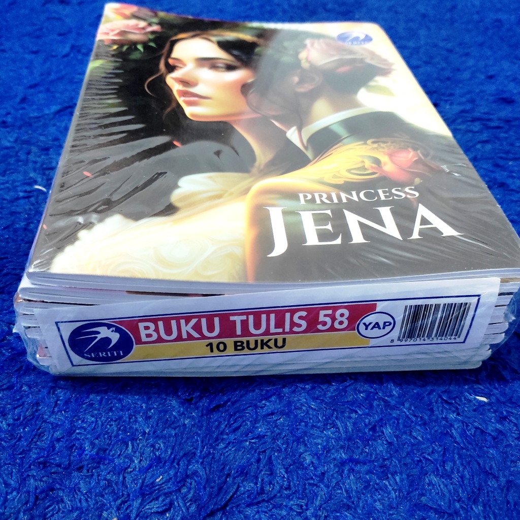 

-- BUKU TULIS SERITI MOTIF PRINCESS JENA & PRINCESS YOANA ISI 58 LEMBAR /PACK ISI 10 BUKU