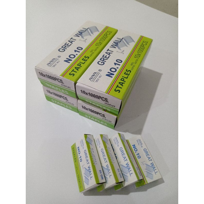 

Refill/Isi Stapler Great Wall no. 10(1pak isi 10)