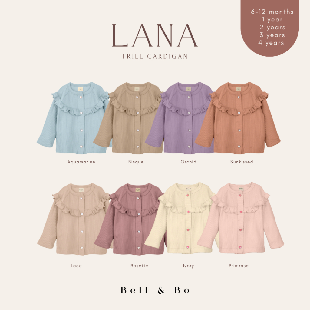 Bell & Boo Lana / Cardigan Anak Perempuan