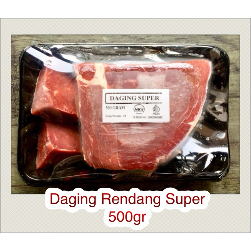 

Daging Rendang Super 500gr - Daging Sapi