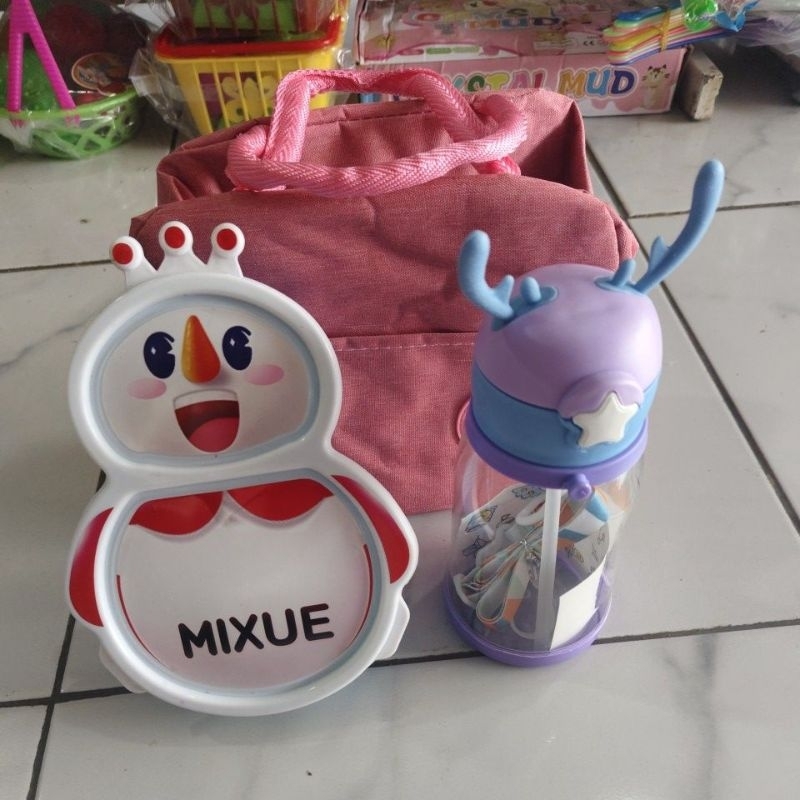 

Paket lux box set makan anak Tk paud/sd