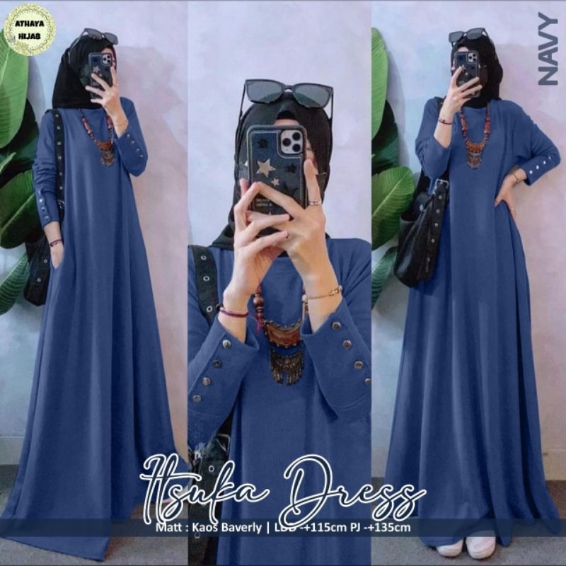 Dress Gamis Wanita Itsuka By Athaya