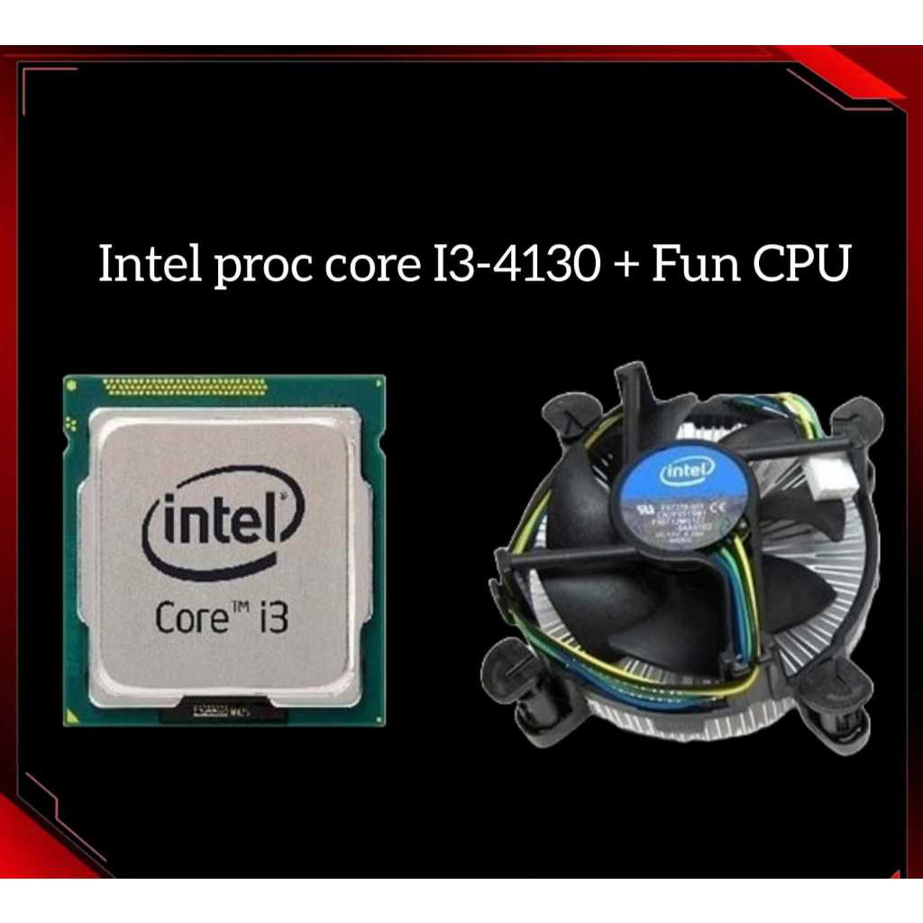 PROCESSOR INTEL CORE i3 4130  + Fan Intel