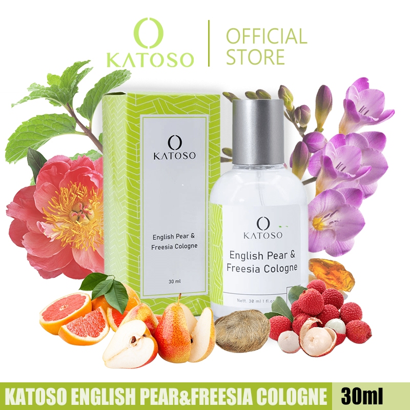 KATOSO PARFUM SERIES |  English Pear & Freesia Cologne Parfum Wanita Refreshing Perfume Cewek Wangi 